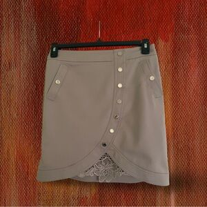 White House Black Market Tan Skirt - size 4